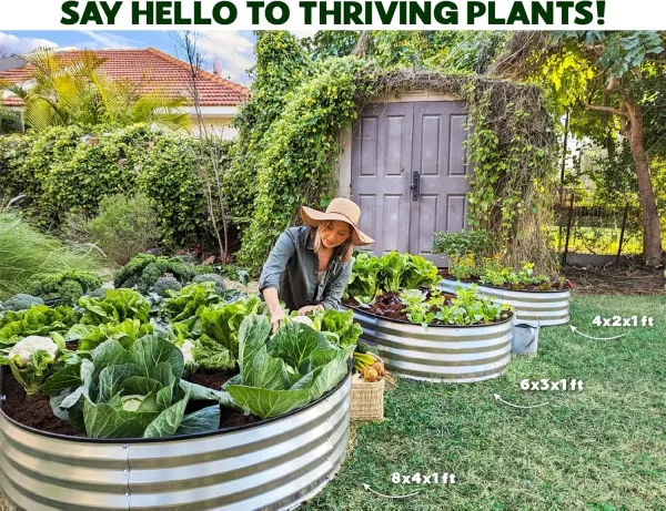 Galvanized Raised Garden Beds Outdoor // 4×2×1 ft (2-Pack) - Image 4