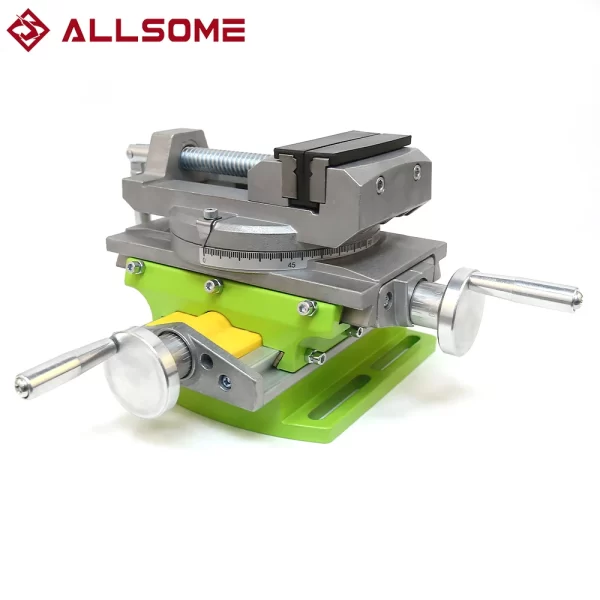 ALLSOME 2 in 1 Milling Drilling Precision Vise Swivel Base