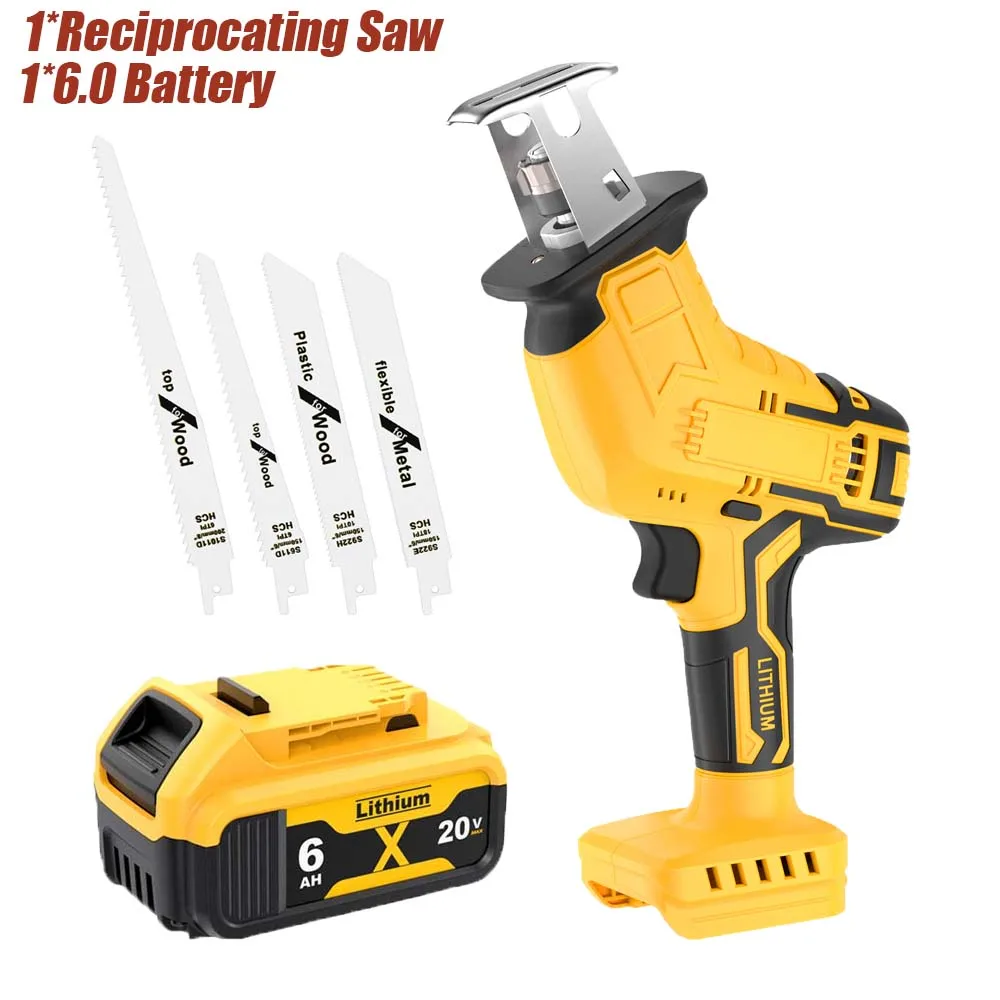 Cordless Reciprocating Saw For DEWALT DCB200 18V Battery Portable Electric Saw - Image 12