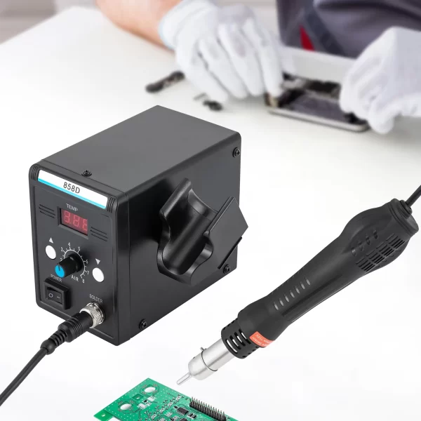 700W Hot Air Rework SMD Soldering Station - Image 9