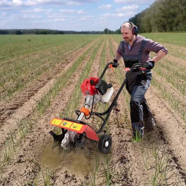 1.9kw 52cc Two Stroke Mini Gasoline Garden Tiller - Image 6