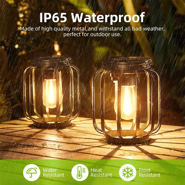 Solar Lantern Led Light Garden Lamps 3000k Lights Outdoor Waterproof - Image 11
