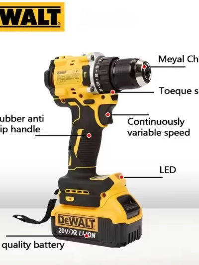 "2025 New!" Dewalt 20V DCD805 Cordless brushless impact Drill 2300RPM Wrench/Drive kit Tool