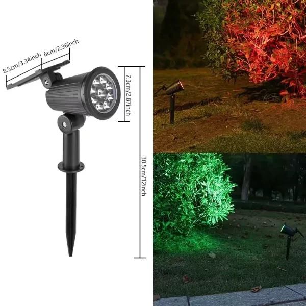 1~4Pack Solar Light Outdoor Adjustable 9LED Spotlight - Image 9