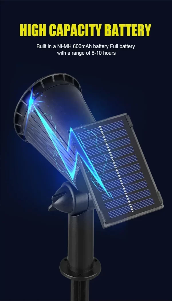 1~4Pack Solar Light Outdoor Adjustable 9LED Spotlight - Image 15