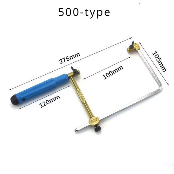 Saw Frame Adjustable U-Shape Handsaw Frame Bow Cutting Tool - Image 12