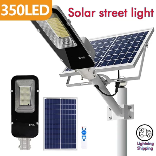 200W Outdoor Solar Street Light 6000mah Automatic Dusk to Dawn Street Light - Image 8