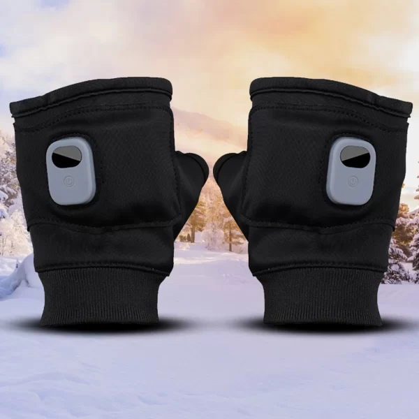 Rechargeable Heated Gloves 360 Degree Thermal Heated Gloves Winter Windproof - Image 9
