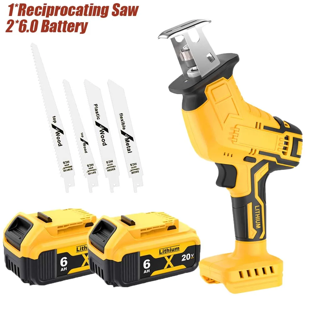 Cordless Reciprocating Saw For DEWALT DCB200 18V Battery Portable Electric Saw - Image 14