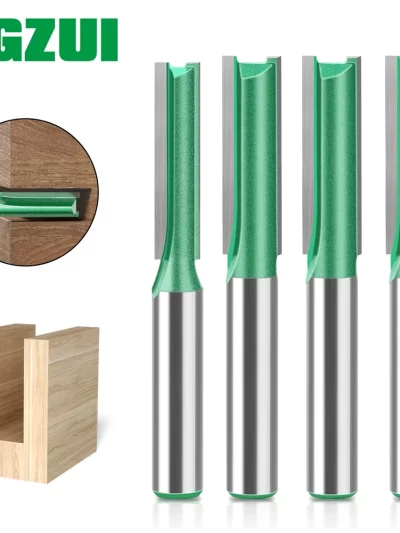 3mm-20mm Diameter 8mm Shank Straight Bit Tungsten Carbide Single Double Flute Router Bit