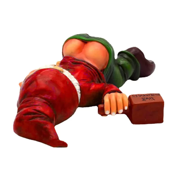 Drunk Garden Gnome Outdoor Statue Garden Gnomes - Image 13