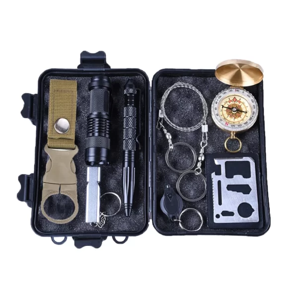 11 in 1 Survival kit Emergency Supplies First aid kits Tactical survival Tools - Image 2