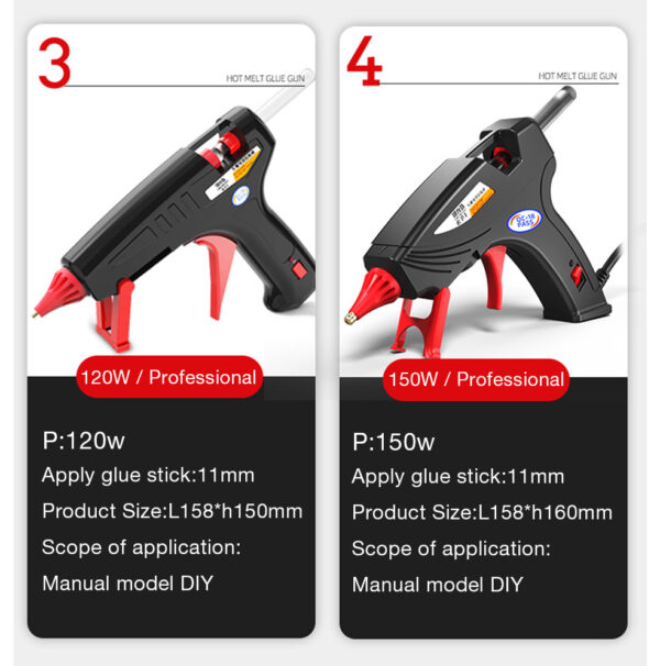 50/70W Hot Melt Glue Gun Power Stick Big Hand Tool - Image 28