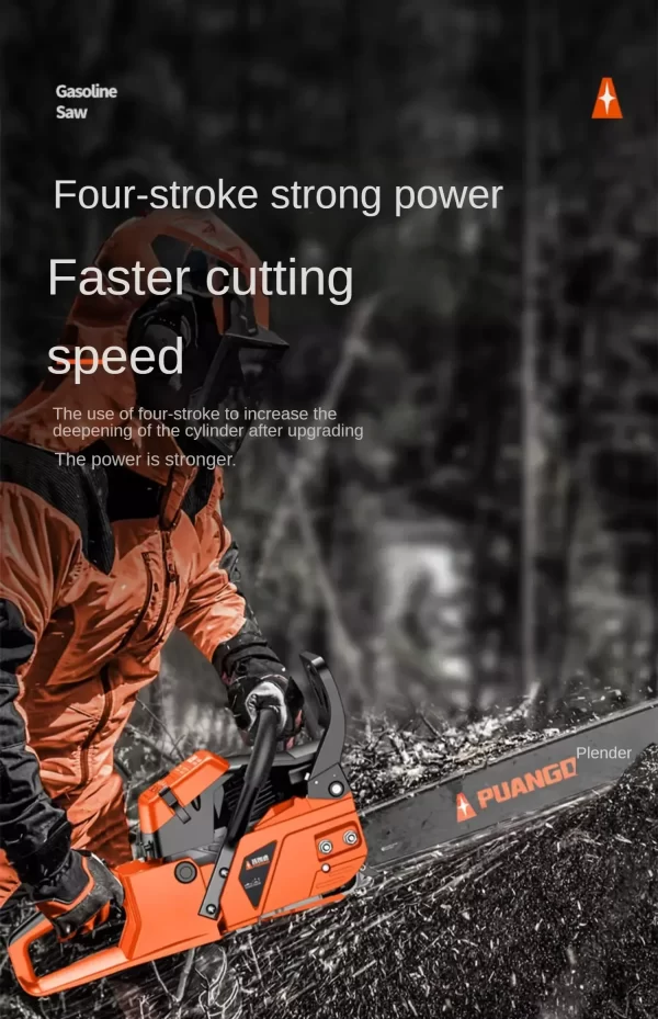 Powerful Gasoline Chainsaw for Tree Cutting with 4-Stroke Engine and Handheld Design C - Image 22