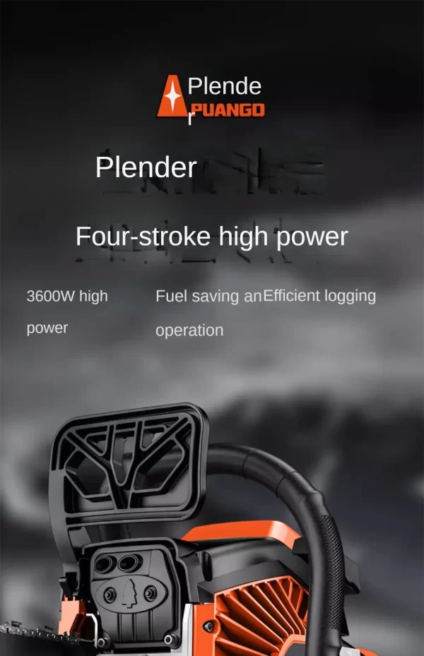 Powerful Gasoline Chainsaw for Tree Cutting with 4-Stroke Engine and Handheld Design C - Image 16