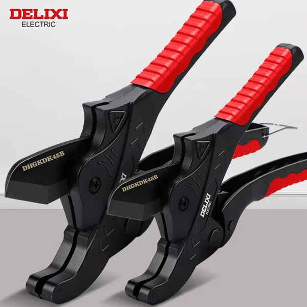 DELIXI ELECTRIC Pipe Cutter，Pipe Scissors SK5 Material Ratchet Cutter PVC/PU/PP/PE Hose Cutting - Image 6