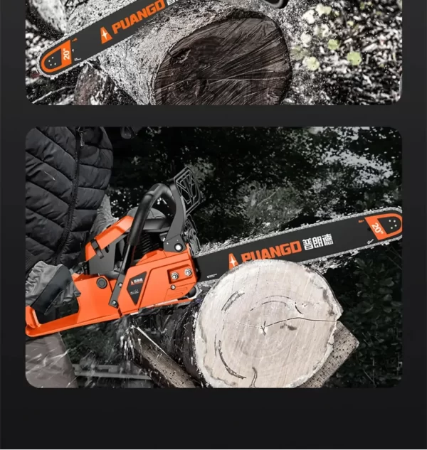 Powerful Gasoline Chainsaw for Tree Cutting with 4-Stroke Engine and Handheld Design C - Image 9
