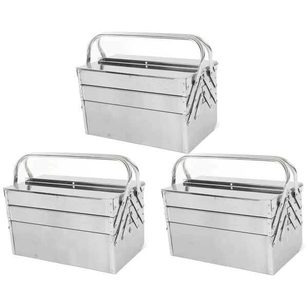 Cantilever Tool Box Rustproof High Hardness Retractable Portable Folding - Image 16