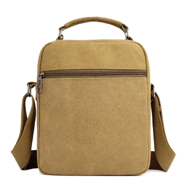 Multi Pockets Men Shoulder Bags Creative Tote Canvas - Image 11