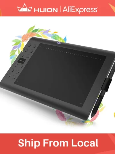 GAOMON M106K PRO 10'' Graphics Drawing Tablet with 8192 Levels Tilt Supported Battery-free Art Stylus for Windows/Mac/Android OS