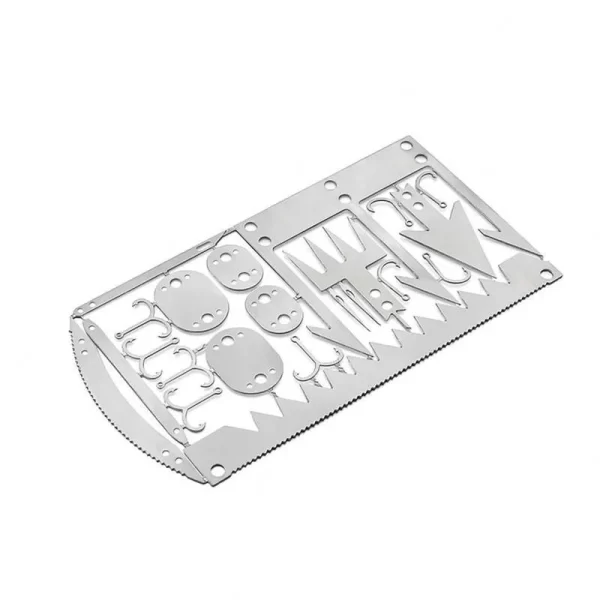 Outdoor Camping Outdoor Multifu Equipment Survival Tools Stainless Steel Card - Image 20