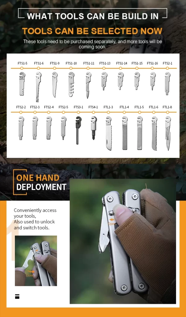 Roxon S804 Flex Multi tool Open-Source Modular Design and Customizable Multitool - Image 8