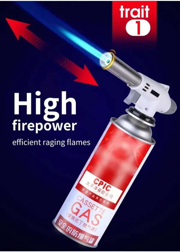 Portable Metal Flame Gun Butane Gas Welding-Burner Welding Gas Burner Flame Gas Torch Flame - Image 9