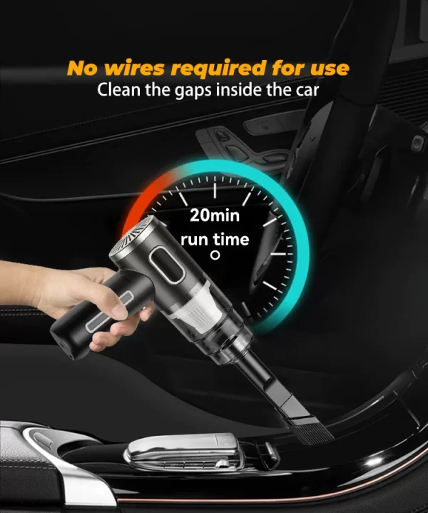 BELIBUY Car Vacuum Cleaner Portable Powerful Wireless Vacuum Cleaner Home Carpet Cleaner Home Appliance Mini Cleaning Machine - Image 18