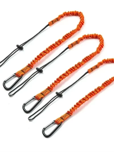 With Carabiner Hook Safety Bungee Tether Anti-Falling TelescopicSafety Rope Aerial Work