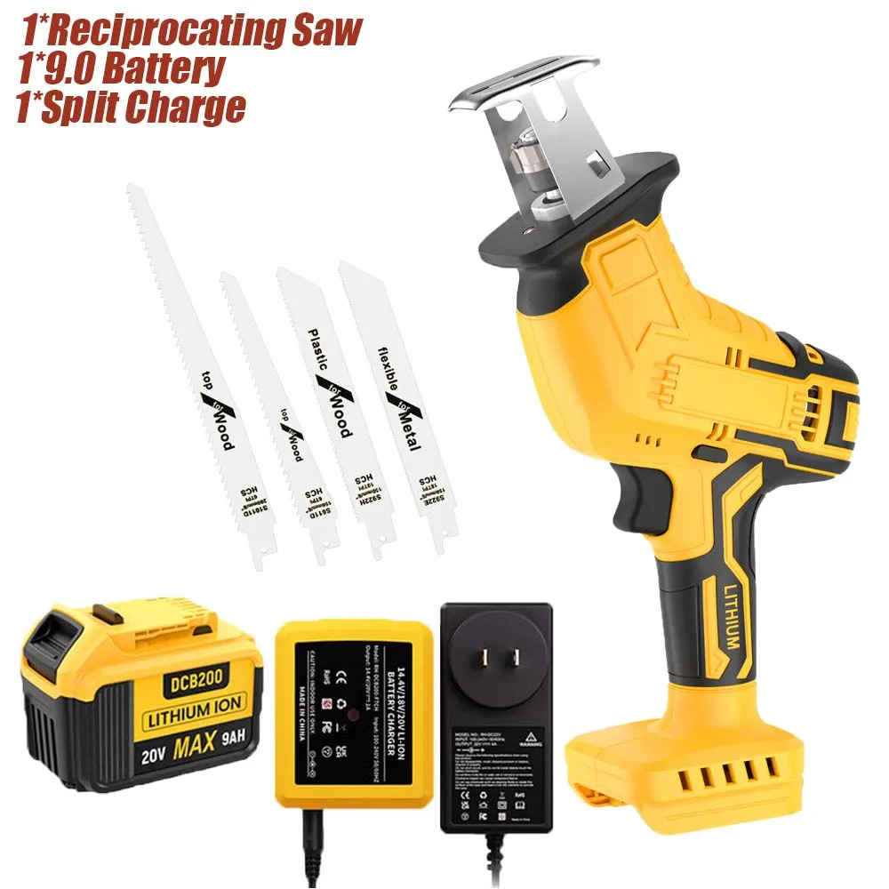 Cordless Reciprocating Saw For DEWALT DCB200 18V Battery Portable Electric Saw - Image 15