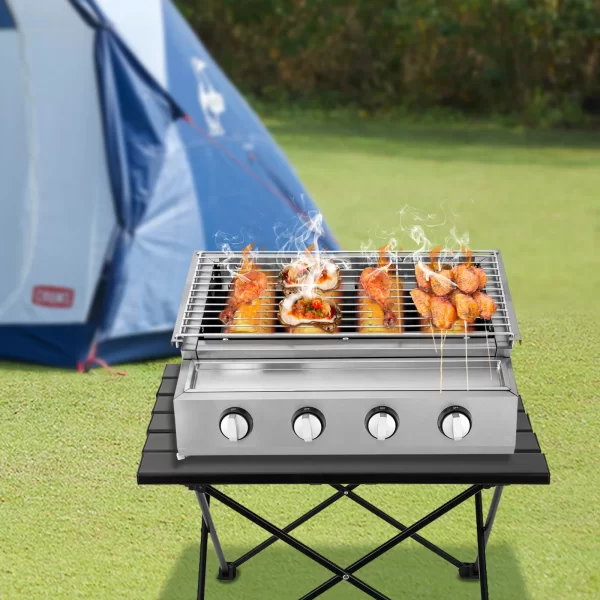 BBQ Propane Gas Stove Grill Stainless Steel Patio Garden Barbecue Grill - Image 3