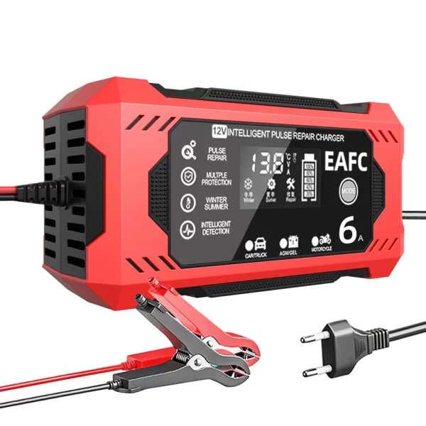 Car Battery Charger 12V 6A Intelligent Fast Charging - Image 7