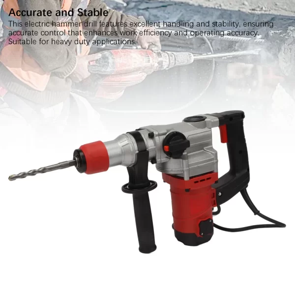 new Electric Hammer Drill Kit Multifunctional 1900W 4500RPM Impact Drill Concrete Hammer Tool - Image 2