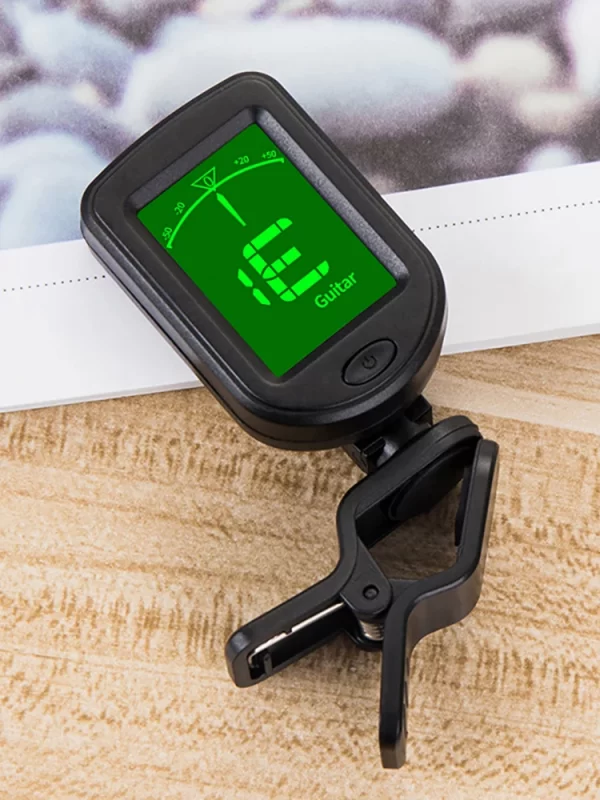 Clip-On Tuner Bass Violin Ukulele Tuner Clip On Guitar Tuner for Guitar/Bass/Violin/Ukulele - Image 4
