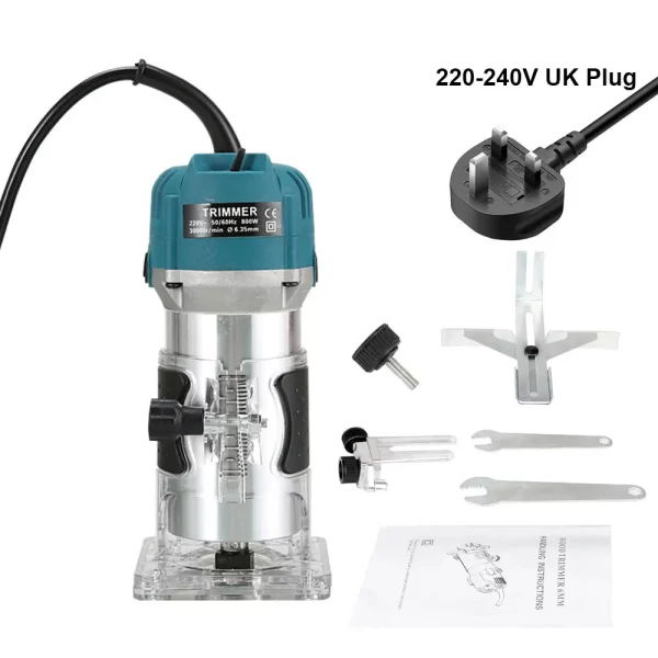 800WElectric Trimmer Wood Router Machine Woodworking - Image 7