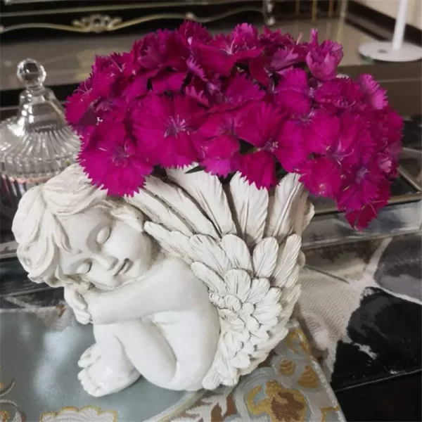 Resin Sculptures Crafts Vintage Angel Resin Sculptures - Image 6