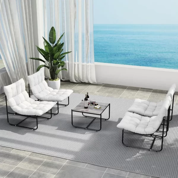 5 Piece Patio Furniture Set, Bistro Furniture Set - Image 6
