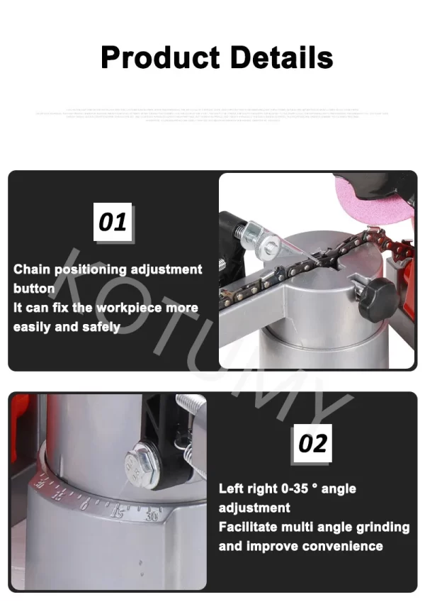 250W 220V/110V Electric Chain Saw Sharpener - Image 13