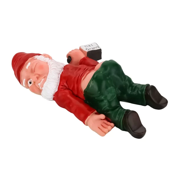 Drunk Garden Gnome Outdoor Statue Garden Gnomes - Image 7