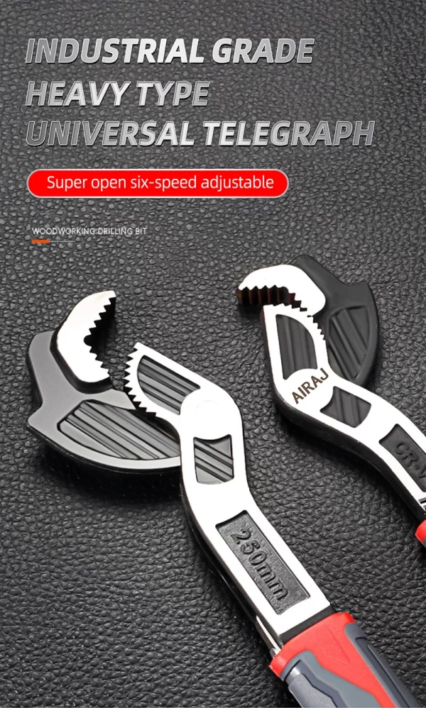 AIRAJ Universal Wrench Multi-Function Adjustable Wrench - Image 10