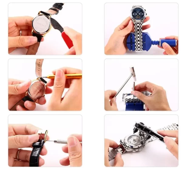 147-Piece Clock Maintenance Hardware Tools Watch Maintenance - Image 19