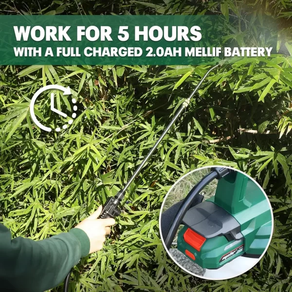 4L Battery Powered Sprayer for Makita 18V Battery BL1820 Electric Garden Sprayer - Image 3