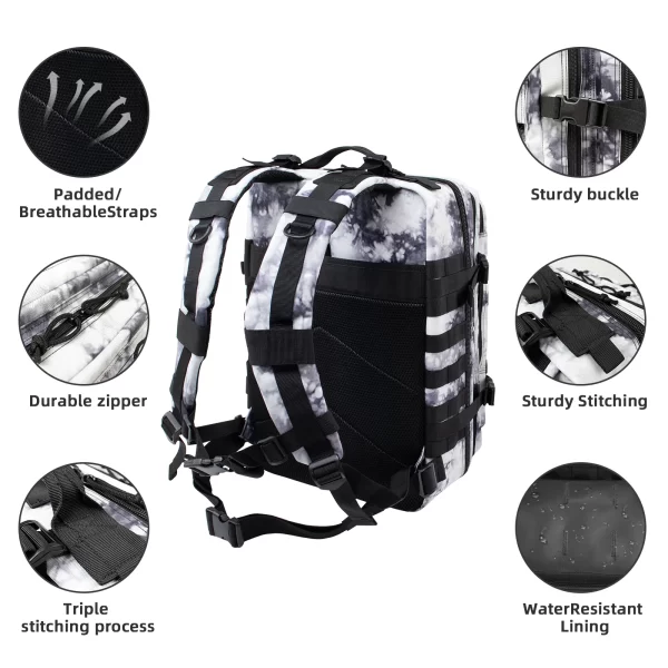 45L/25L Tactical Backpack Men's Travel Large Capacity Rucksacks - Image 33