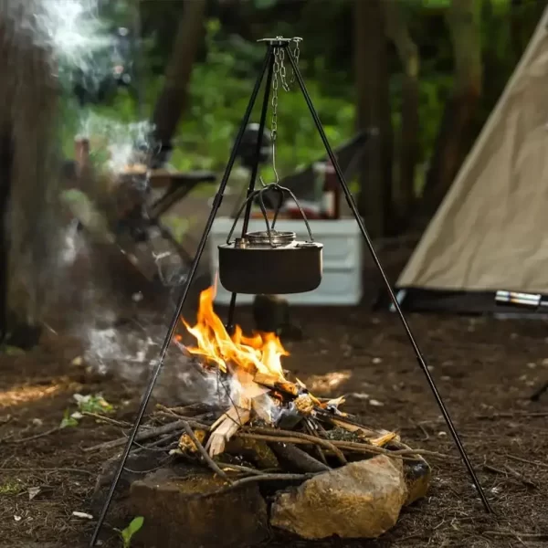 Outdoor Portable Folding Barbecue Stove Camping Picnic Stainless Steel Barbecue Frame - Image 2
