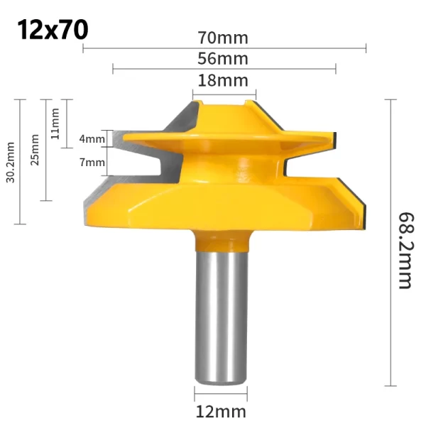 1Pc 45° Degree Lock Miter Router Bit - Image 10