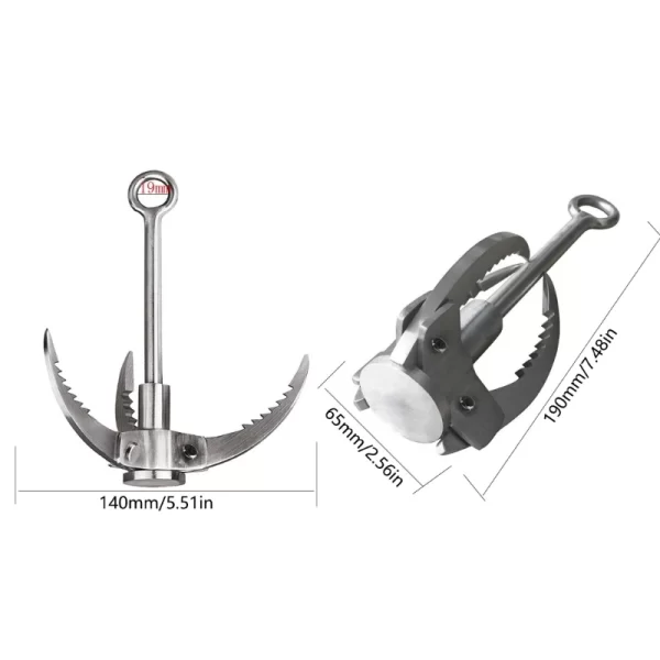 Climbing Grappling Hook, Flying Claw Grappling Hook Survival Hook - Image 6