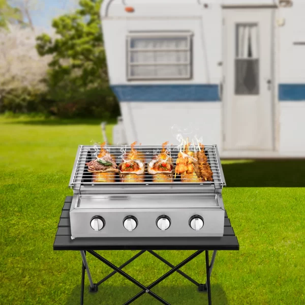BBQ Propane Gas Stove Grill Stainless Steel Patio Garden Barbecue Grill - Image 8