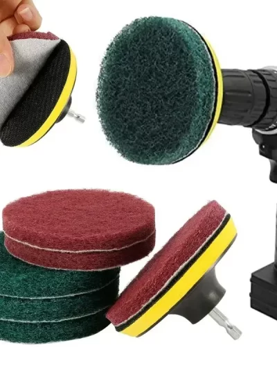 8pcs Power Brush Tile Scrubber for Effortless Cleaning of Bathroom Floor and Tub