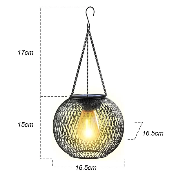 Solar Lantern Led Light Garden Lamps 3000k Lights Outdoor Waterproof - Image 7