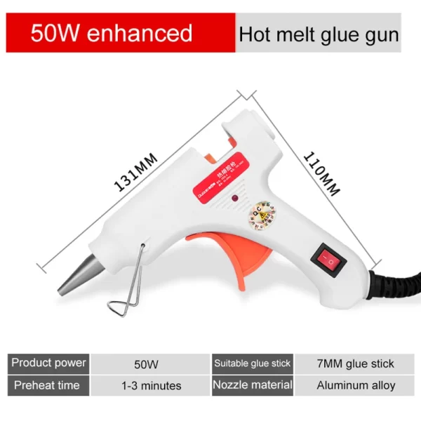 50/70W Hot Melt Glue Gun Power Stick Big Hand Tool - Image 8